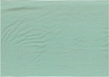 Summer knit green stripes